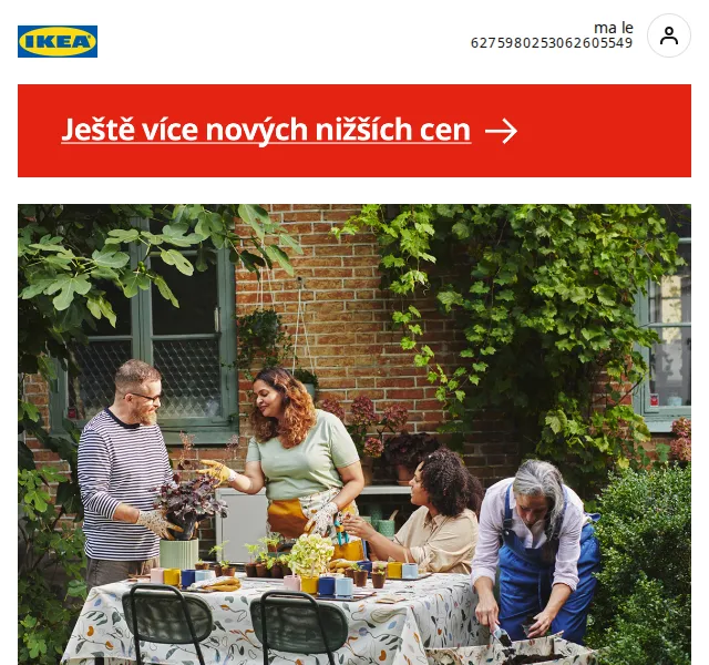 Ikea: DAKSJUS květináče a zahradní nábytek – červen 2026 | Nuslet.cz
