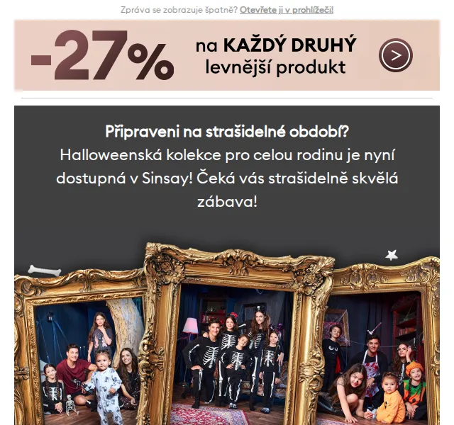 Sinsay Halloween: Děsivě skvělá nabídka – červen 2026 | Nuslet.cz