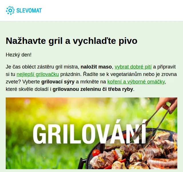 Slevomat: Grilování s oleji, kořením a sýry – červen 2026 | Nuslet.cz