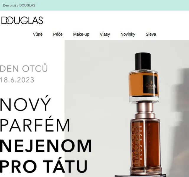 Douglas CZ: Pánské parfémy s 20% slevou – červenec 2026 | Nuslet.cz