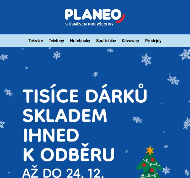 Planeo: Tisíce dárků skladem – prosinec 2026 | Nuslet.cz