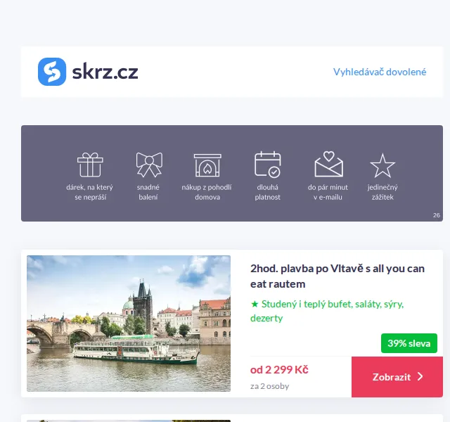 Vánoce na Skrz: dárky pro páry – červenec 2026 | Nuslet.cz