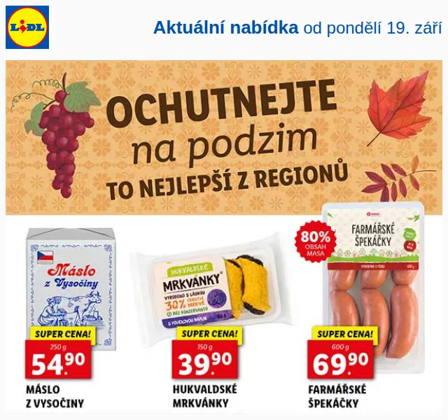Lidl: TOP slevy vlastních značek a domácích výrobců – červenec 2026 | Nuslet.cz