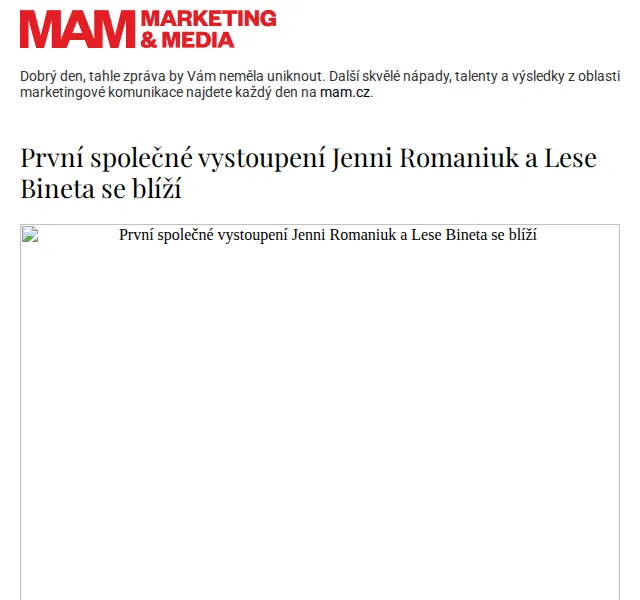 Marketing & Media: Brand Management konference – červenec 2026 | Nuslet.cz