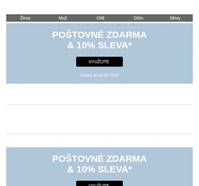 Bonprix: 10% sleva na vše + poštovné zdarma – červenec 2026 | Nuslet.cz