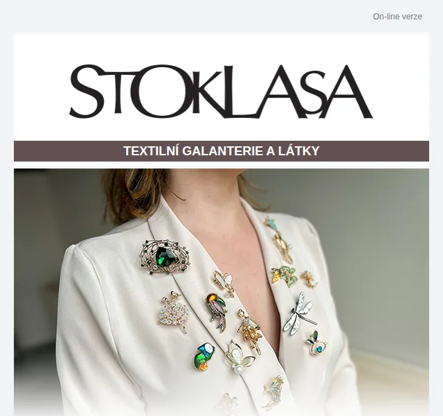 Stoklasa: Brože a galanterie se slevou až 40 % – červenec 2026 | Nuslet.cz