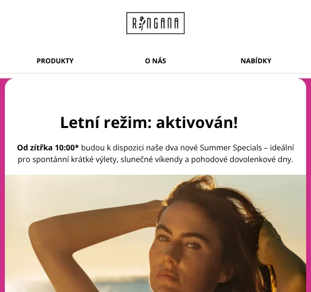 RINGANA: Slevy až -20 % na Summer Sets – květen 2026