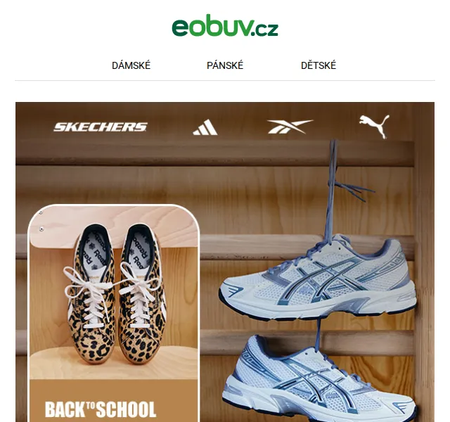 eobuv: Extra -10 % na školní trendy – červenec 2026 | Nuslet.cz