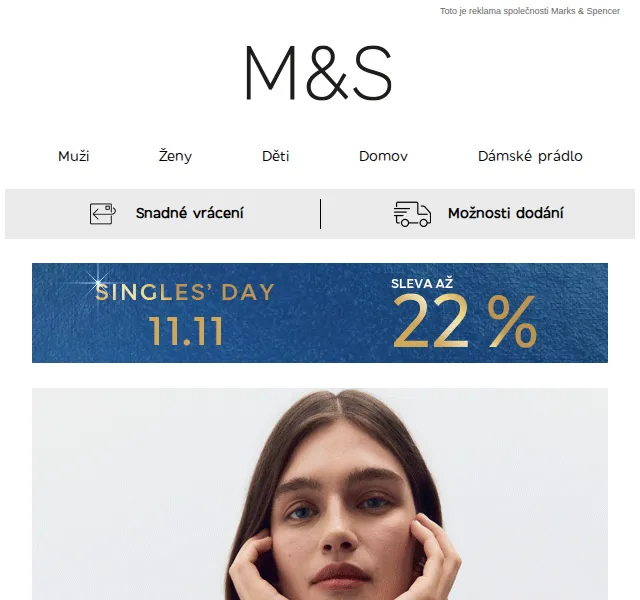 Marks and Spencer: Slevy až 22 % – Vánoce 2024 | Nuslet.cz