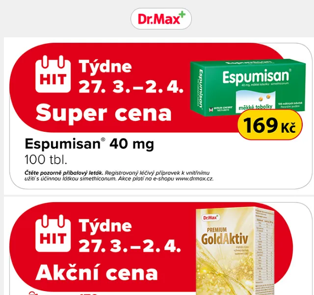 Dr.Max E-shop: jarní očistná kúra – slevy až 30 % – červen 2026 | Nuslet.cz