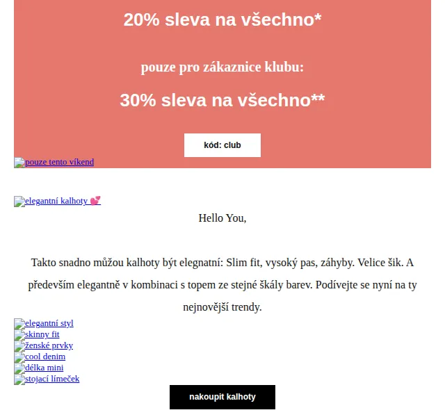 Orsay: slevy až 30 % na kalhoty – červen 2026 | Nuslet.cz