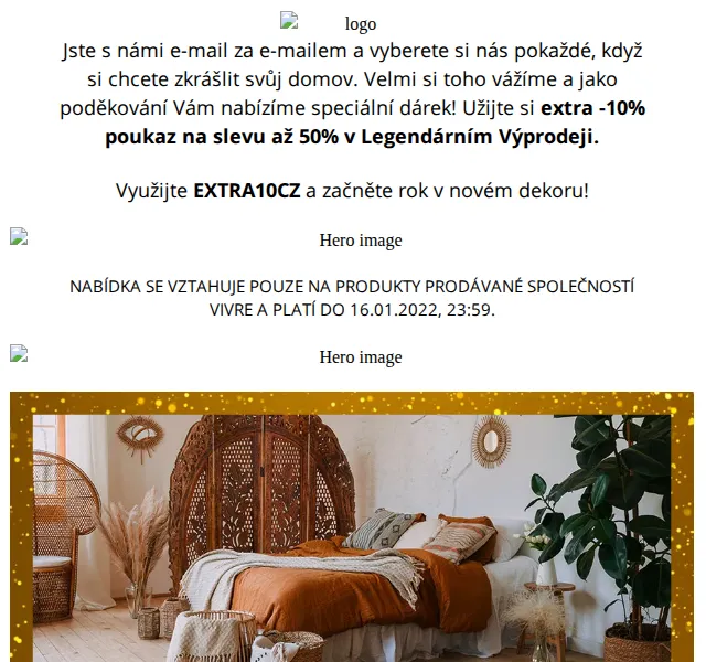 Vivre: Legendární Výprodej až 50 % + extra 10% – červen 2022 | Nuslet.cz