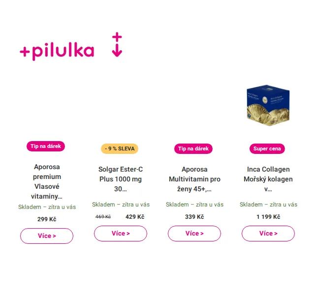 Pilulka.cz: Dárky pro maminky s Aporosa, Solgar a kolagenem – červenec 2026 | Nuslet.cz