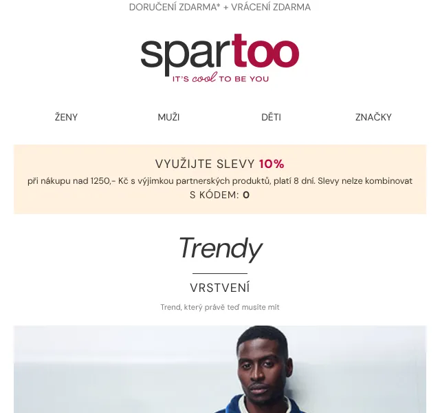Spartoo.cz: slevy 10 % na obuv – září 2026