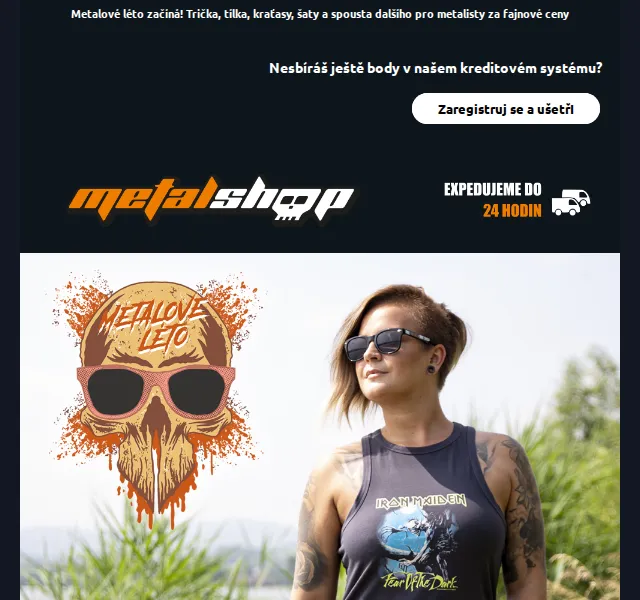 METALSHOP: Letní kolekce pro metalisty – červenec 2026 | Nuslet.cz