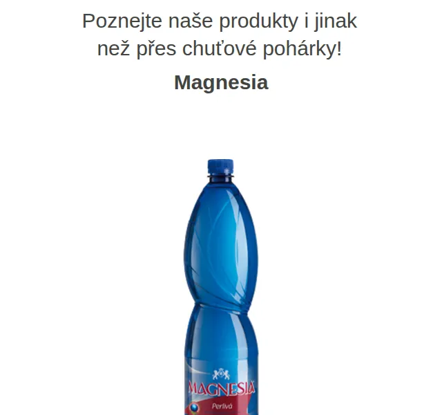 Váš HRUŠKA tým: Magnesia minerální voda – červen 2026 | Nuslet.cz