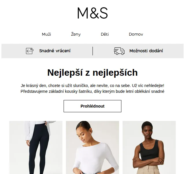 Marks and Spencer: Letní bestsellery – červen 2026 | Nuslet.cz