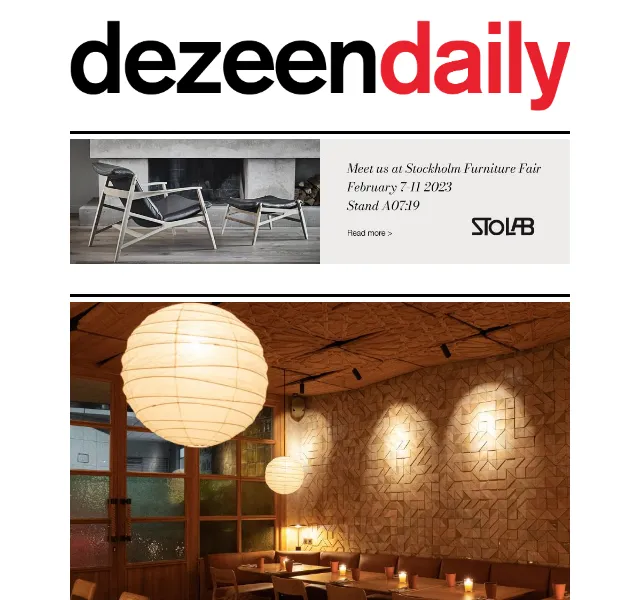 Dezeen Daily: Novinky z architektury a designu – červen 2026 | Nuslet.cz