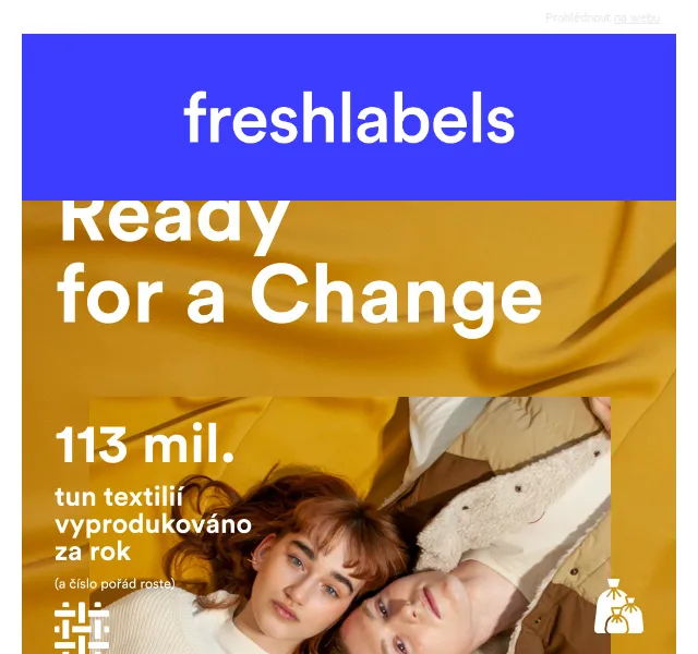Freshlabels: Recyklovaná móda až 30 % – červen 2026 | Nuslet.cz