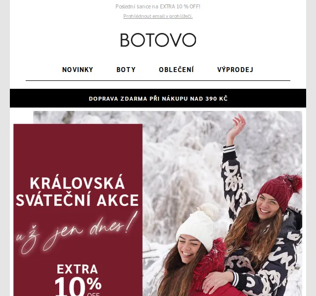 Botovo.cz: mimořádná sleva 10 % na boty – červen 2026 | Nuslet.cz