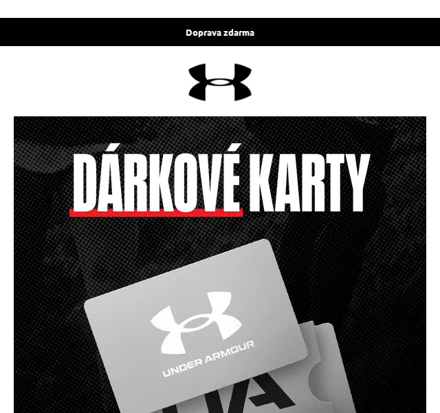Under Armour: Dárkové karty – prosinec 2022 | Nuslet.cz