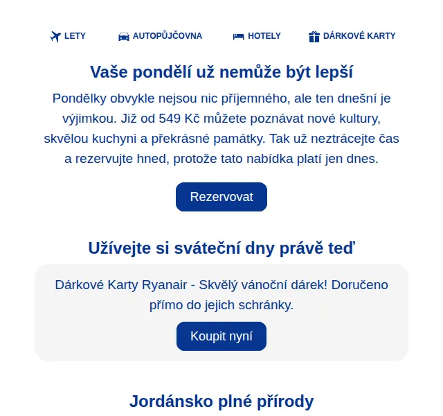 Ryanair: Letenky od 549 Kč – červenec 2026 | Nuslet.cz