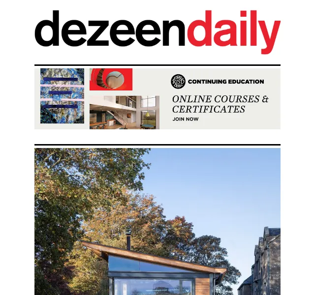 Dezeen Daily: Nejnovější architektura a design – červenec 2026 | Nuslet.cz