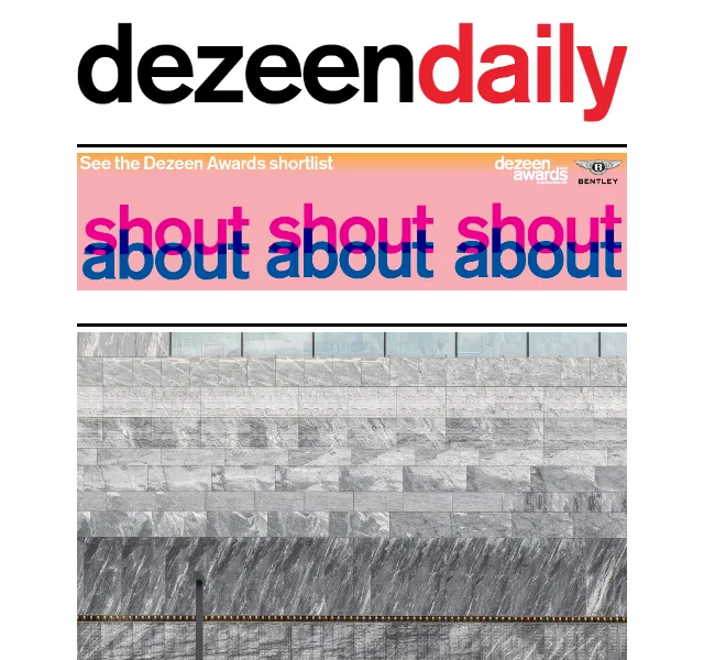 Dezeen Daily: architektura a design – červenec 2026 | Nuslet.cz