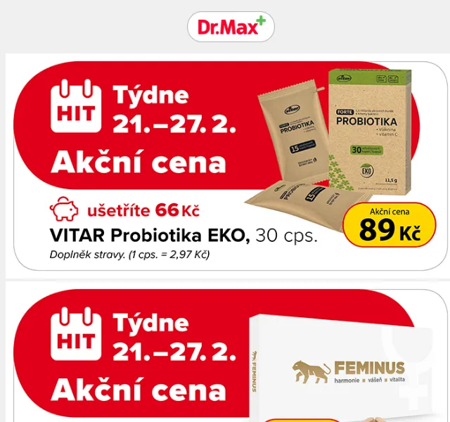 Dr.Max E-shop: Vitamin D3 akce 3 za 2 – červen 2026 | Nuslet.cz
