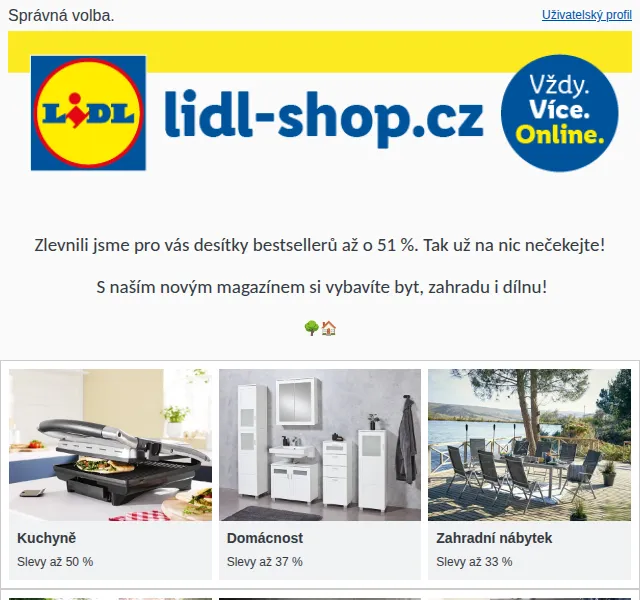 Lidl: Slevy až 51 % na bestsellery – červen 2026 | Nuslet.cz