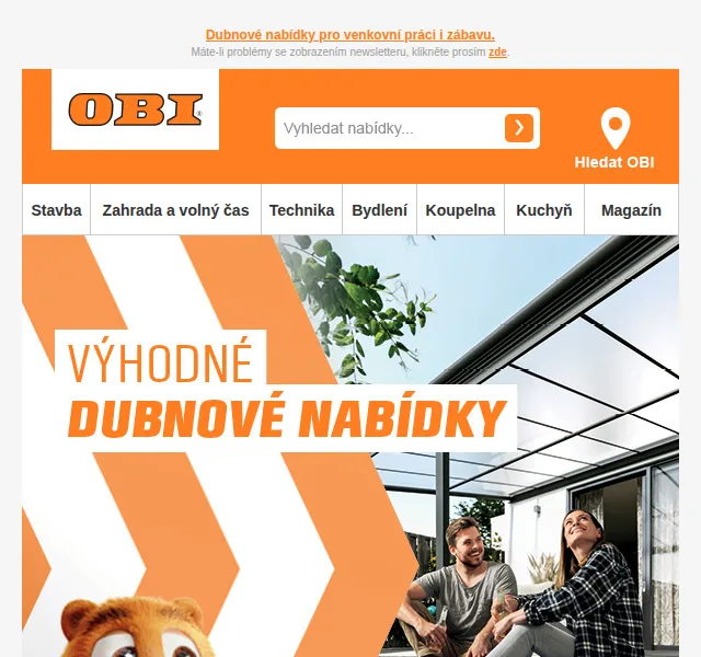 OBI Novinky: jarní slevy až 35 % – duben 2026 | Nuslet.cz