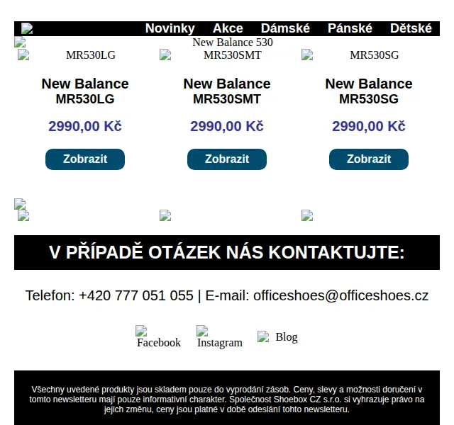 Office Shoes: New Balance 530 od 2 990 Kč – červenec 2026 | Nuslet.cz