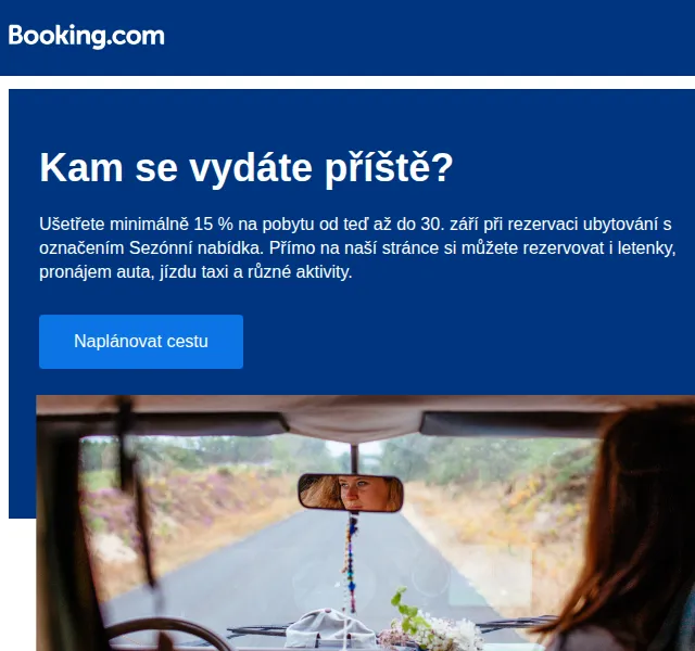 Booking.com: Sleva 15 % na hotely a apartmány – červen 2026 | Nuslet.cz