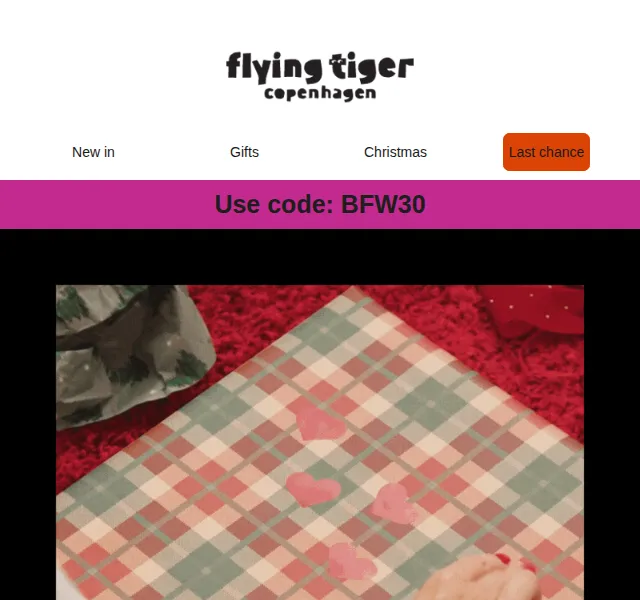 Flying Tiger Copenhagen: sleva 30 % na Vánoce – červenec 2026 | Nuslet.cz