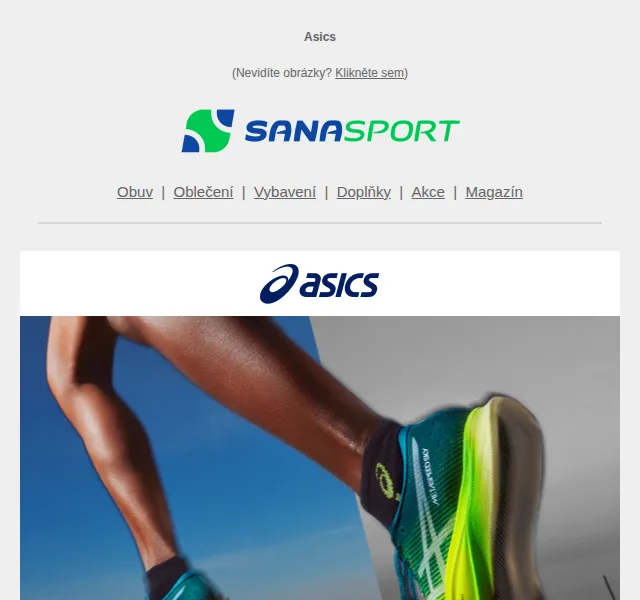 Sanasport: Asics METASPEED SKY+ běžecké boty – červen 2026 | Nuslet.cz