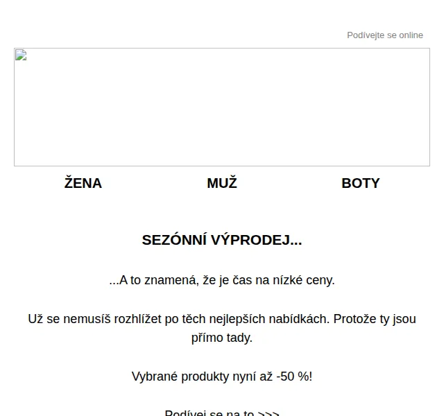 Cropp: Sezónní výprodej až -50% – červen 2026 | Nuslet.cz