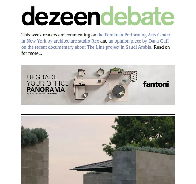 Dezeen Daily: Architektonické novinky – červenec 2026 | Nuslet.cz