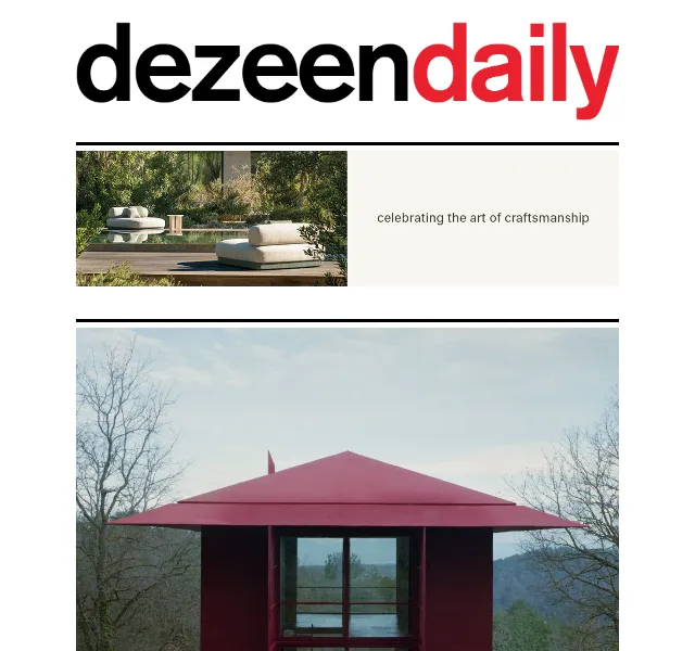 Dezeen Daily: Nová architektura a design – červenec 2026 | Nuslet.cz