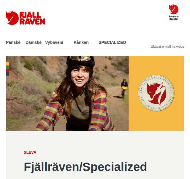 Fjallraven-shop: Sleva až 40 % na Fjällräven x Specialized – červen 2026 | Nuslet.cz