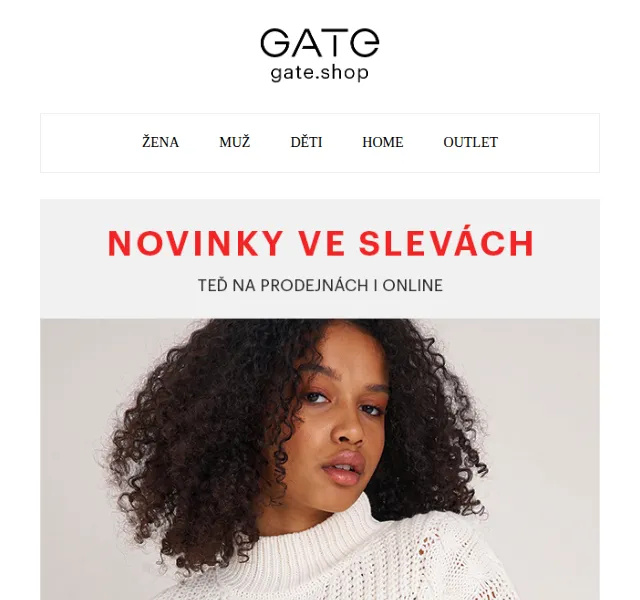 gate.shop: Módní slevy až 59 % – červenec 2026 | Nuslet.cz
