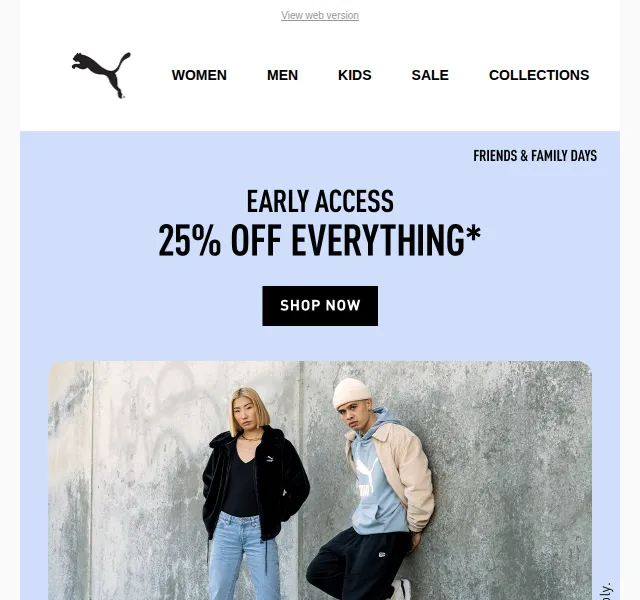 PUMA: 25% sleva na vše – červen 2026 | Nuslet.cz