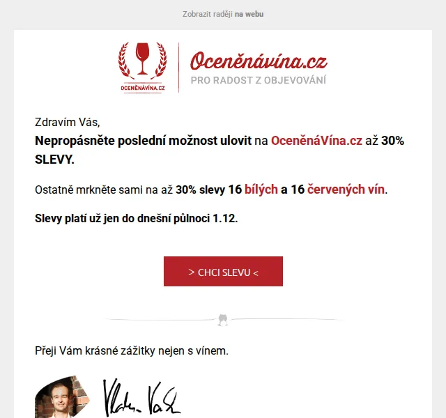 OceněnáVína.cz: Až 30% sleva – prosinec 2026 | Nuslet.cz