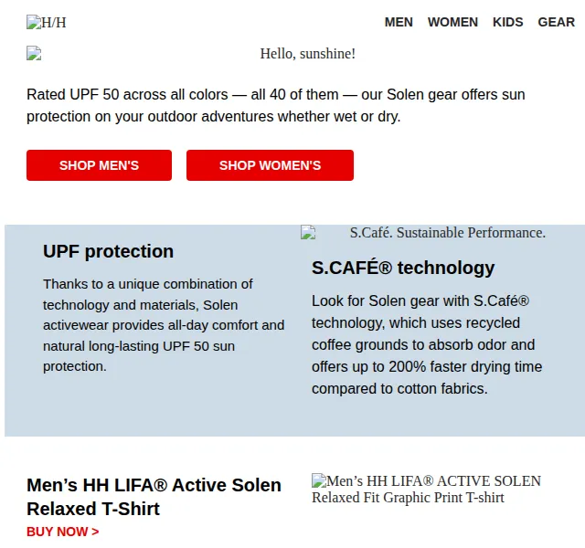 Helly Hansen: Solen UPF 50 ochrana na léto – červenec 2026 | Nuslet.cz