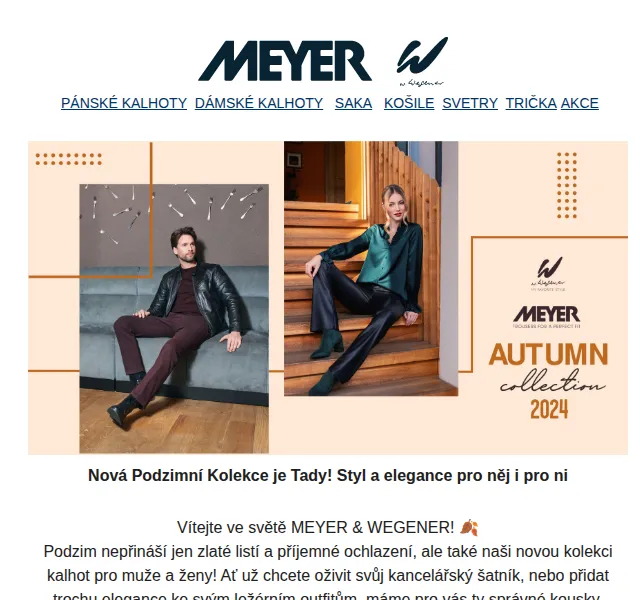 Meyer Wegener: Nová podzimní kolekce 2024 – červenec 2026 | Nuslet.cz