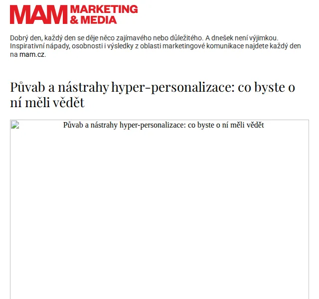 Marketing & Media: Newsletter s novinkami z marketingu – červenec 2026 | Nuslet.cz