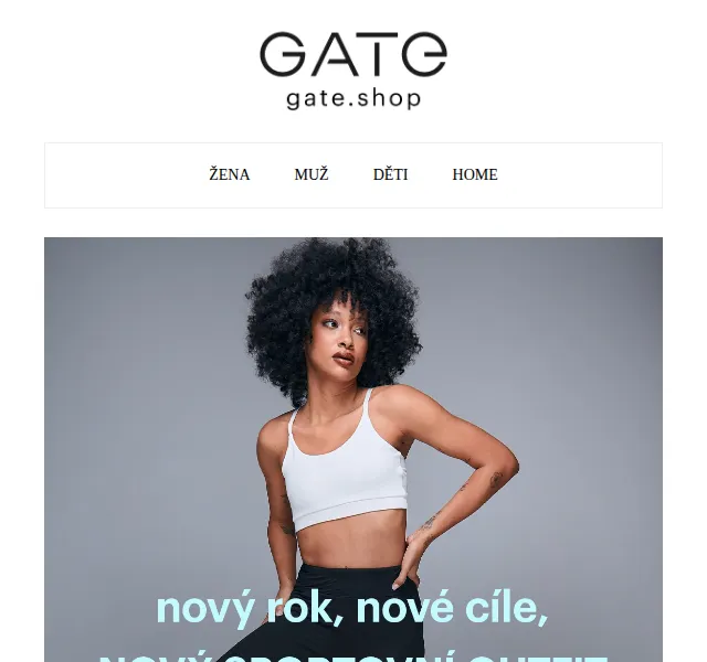 gate.shop: sportovní outfit se slevou až 69 % – červen 2026 | Nuslet.cz