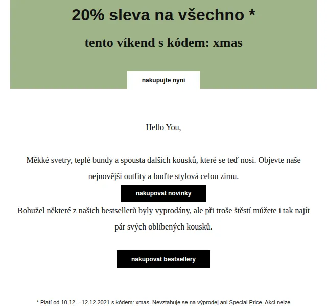 orsay slevy: 20% sleva na zimní kolekci – prosinec 2021 | Nuslet.cz