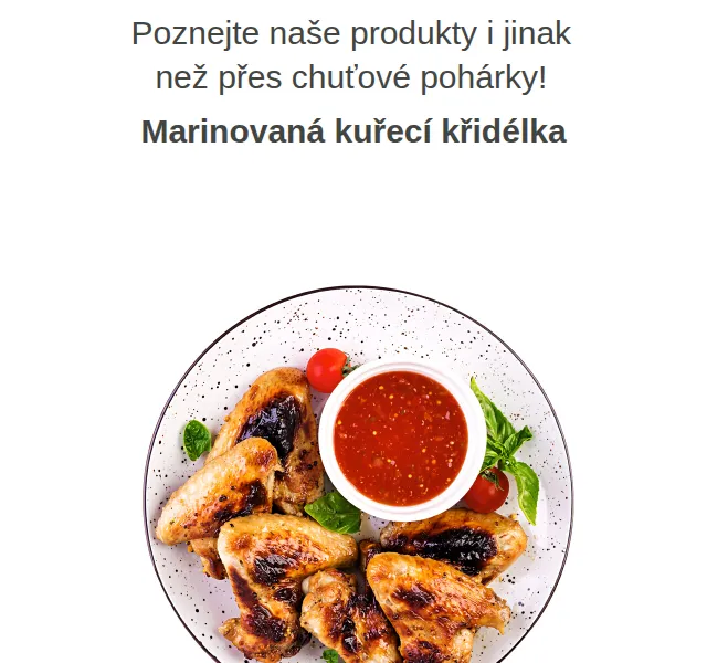 Váš HRUŠKA tým: Marinovaná kuřecí křidélka – červen 2026 | Nuslet.cz