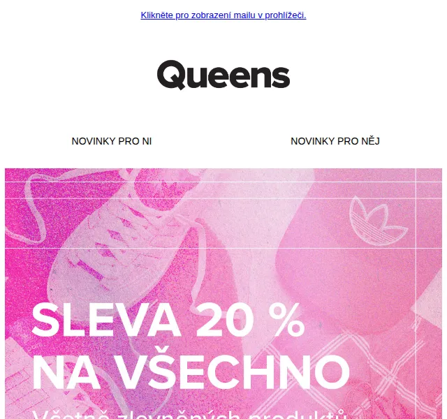 Queens: Sleva 20 % na všechno – červenec 2026 | Nuslet.cz