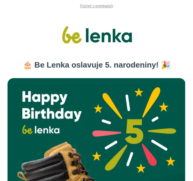 Be Lenka: 15% sleva na barefoot boty – červen 2026 | Nuslet.cz